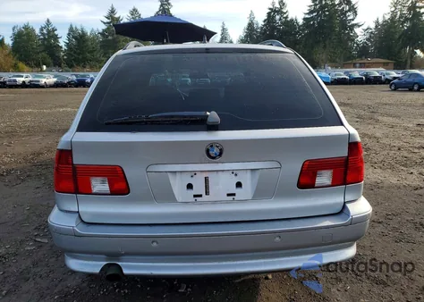 2002 BMW 525 It Automatic из США, поврежденный, VIN WBADS43402GD86270